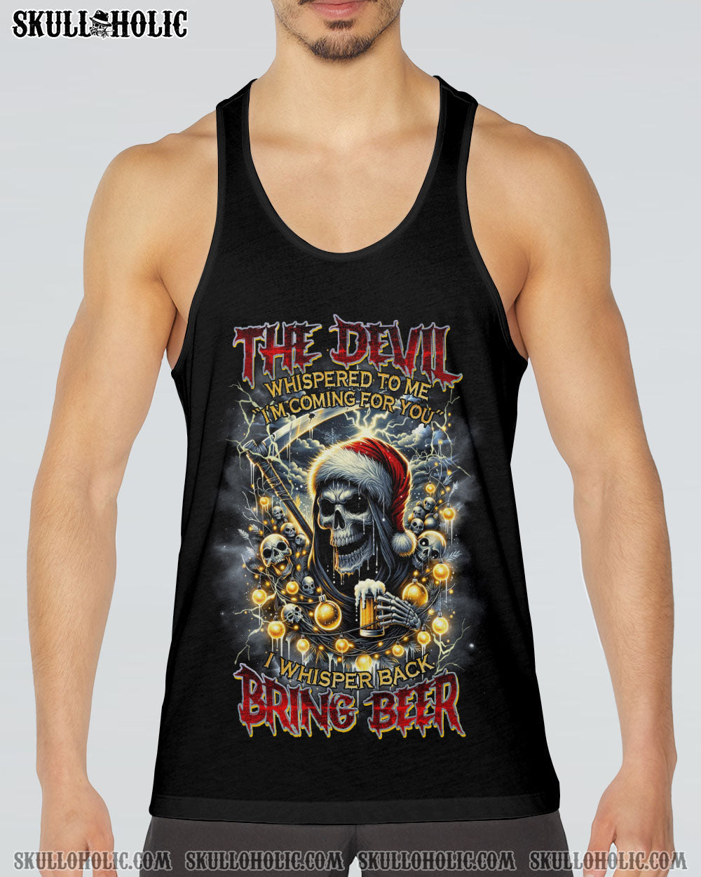 BRING BEER REAPER CHRISTMAS ALL OVER PRINT - TLNZ3010232