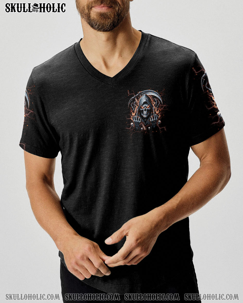 DON'T LIKE ME FCK OFF PROBLEM SOLVED REAPER SKULL ALL OVER PRINT - TLPQ1704242