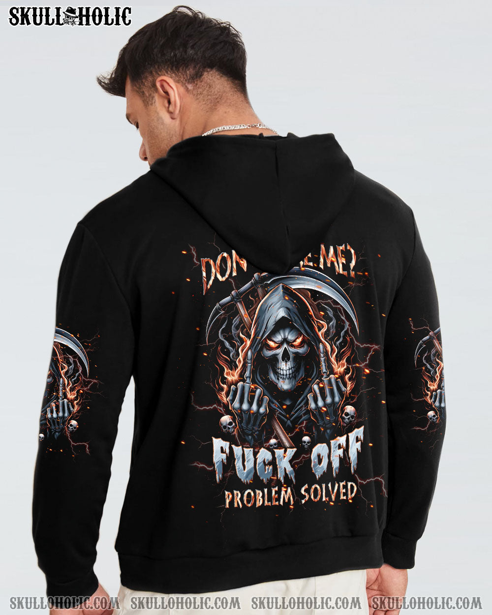 DON'T LIKE ME FCK OFF PROBLEM SOLVED REAPER SKULL ALL OVER PRINT - TLPQ1704242