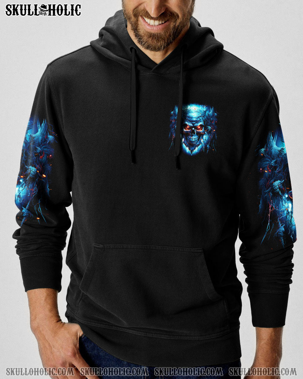 I AM A GRUMPY OLD MAN SKULL ALL OVER PRINT - TLTR0203246