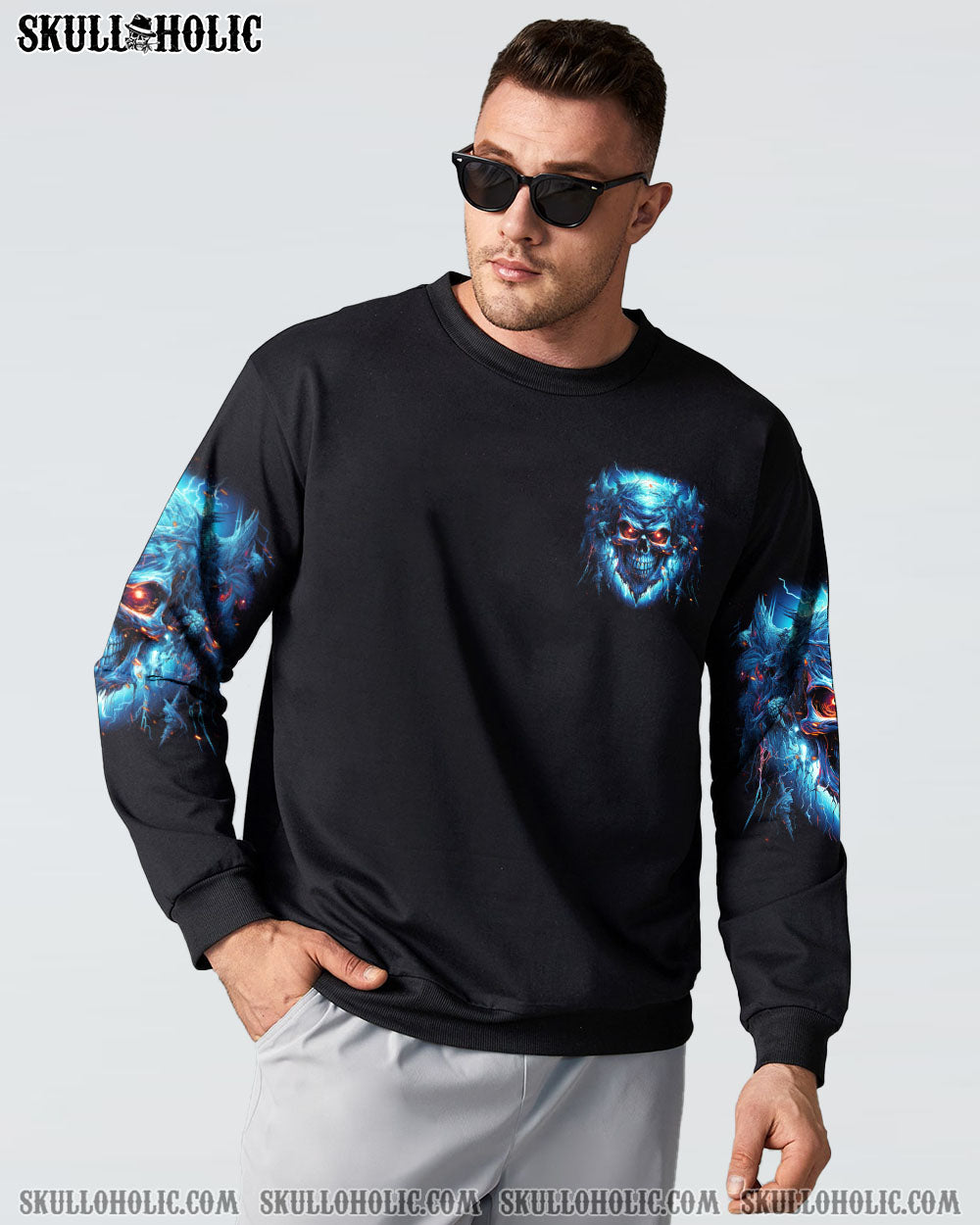 I AM A GRUMPY OLD MAN SKULL ALL OVER PRINT - TLTR0203246