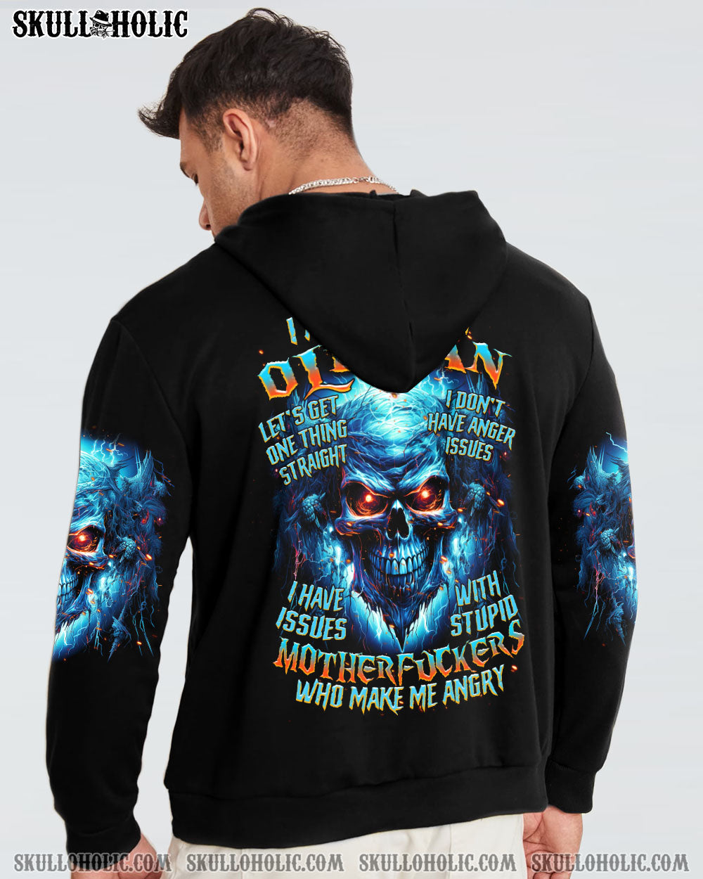 I AM A GRUMPY OLD MAN SKULL ALL OVER PRINT - TLTR0203246