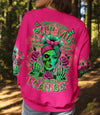 HOW HEARTLESS I CAN BE TATTOO SKULL MESSY BUN ALL OVER PRINT - TLTR0303251