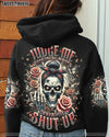 JUDGE ME WHEN SKULL MESSY BUN  ALL OVER PRINT   - TLTR0304251