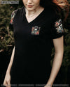 JUDGE ME WHEN SKULL MESSY BUN  ALL OVER PRINT   - TLTR0304251
