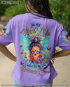 KARMA FAIRY SKULL MESSY BUN ALL OVER PRINT - TLTR0404252