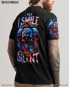 BE CAREFUL WHEN I'M SILENT 3 SKULLS ALL OVER PRINT - TLTR0407232