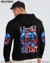 BE CAREFUL WHEN I'M SILENT 3 SKULLS ALL OVER PRINT - TLTR0407232