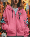 YES I'M PRETTY SKULL MESSY BUN  ALL OVER PRINT - TLTR0605252
