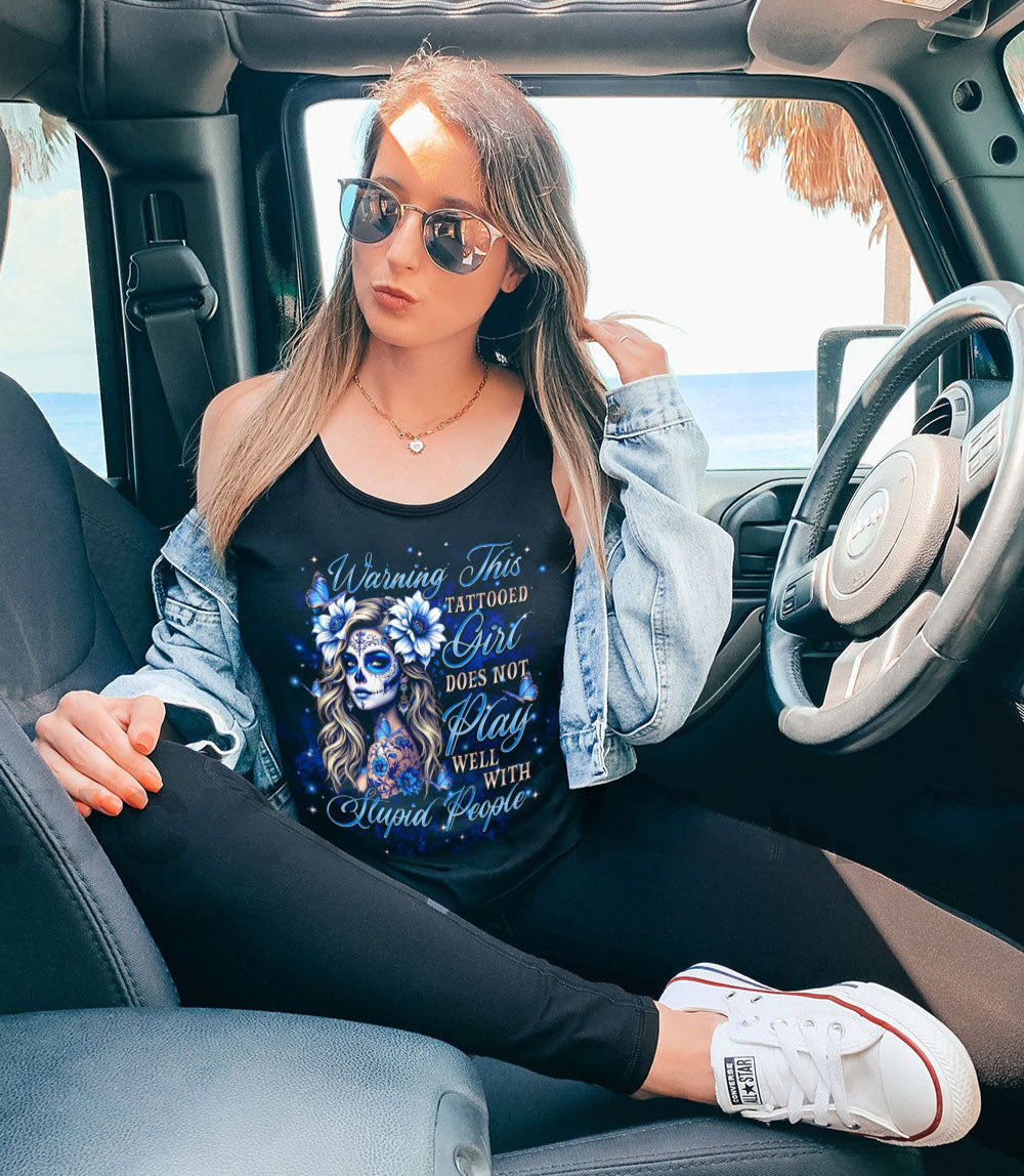 WARNING THIS TATTOOED GIRL ALL OVER PRINT  - TLTR0703252