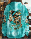 I DO WHAT I WANT MESSY BUN SKULL ALL OVER PRINT  - TLTR0805252