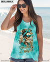 I DO WHAT I WANT MESSY BUN SKULL ALL OVER PRINT  - TLTR0805252