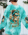 I DO WHAT I WANT MESSY BUN SKULL ALL OVER PRINT  - TLTR0805252