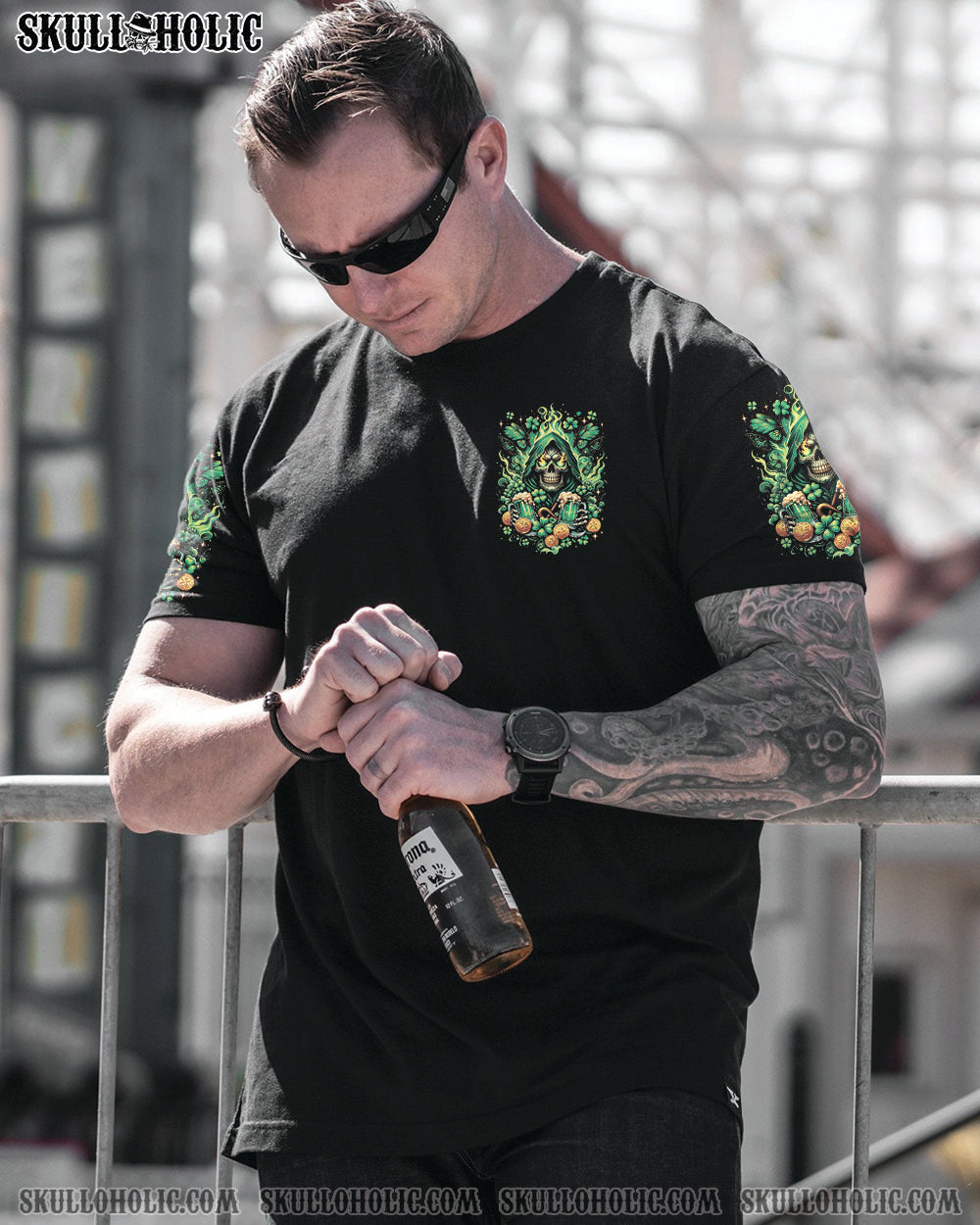 THE DEVIL WHISPERED BEER REAPER PATRICK'S DAY ALL OVER PRINT - TLTR0901245
