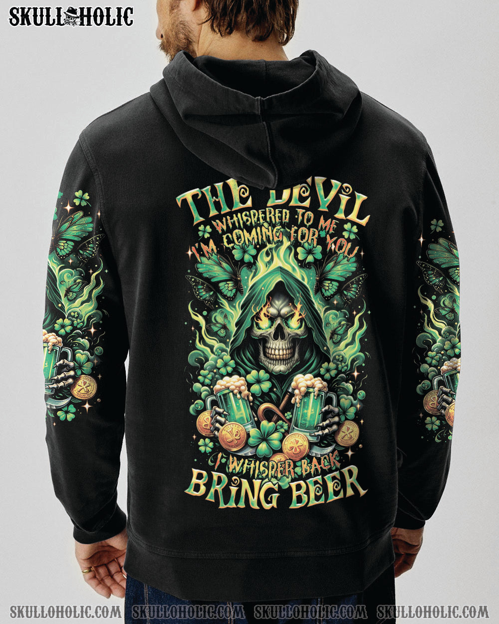 THE DEVIL WHISPERED BEER REAPER PATRICK'S DAY ALL OVER PRINT - TLTR0901245