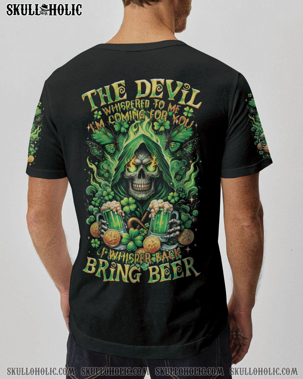 THE DEVIL WHISPERED BEER REAPER PATRICK'S DAY ALL OVER PRINT - TLTR0901245