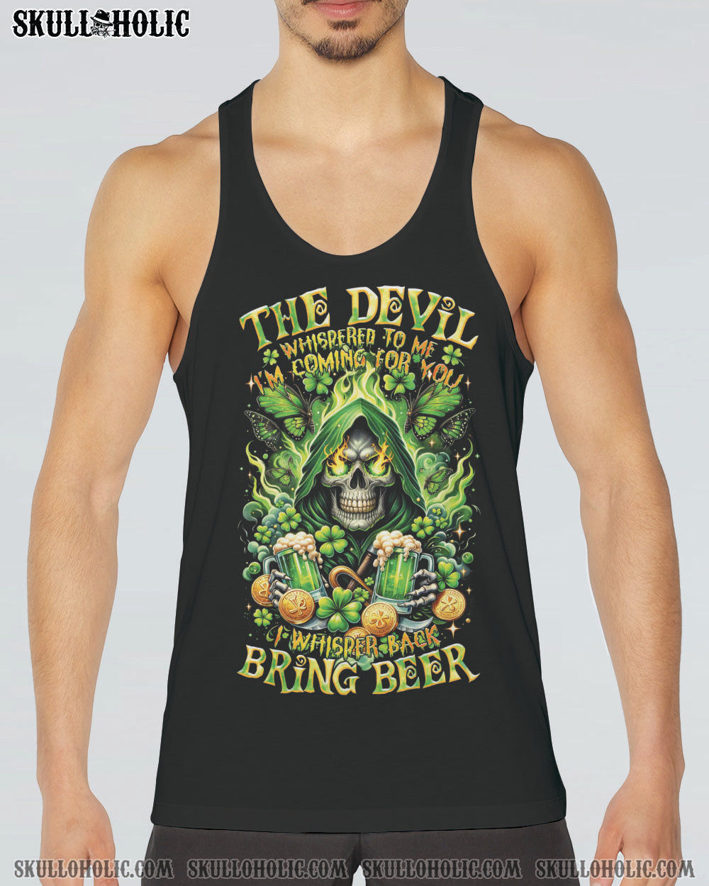 THE DEVIL WHISPERED BEER REAPER PATRICK'S DAY ALL OVER PRINT - TLTR0901245