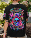 IT'S GOING TO BE ONE OF THOSE DAYS MESSY BUN SKULL ALL OVER PRINT   - TLTR1004251