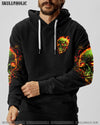 I CAN'T GO TO HELL SKULL FLAMING ALL OVER PRINT - TLTR1008233