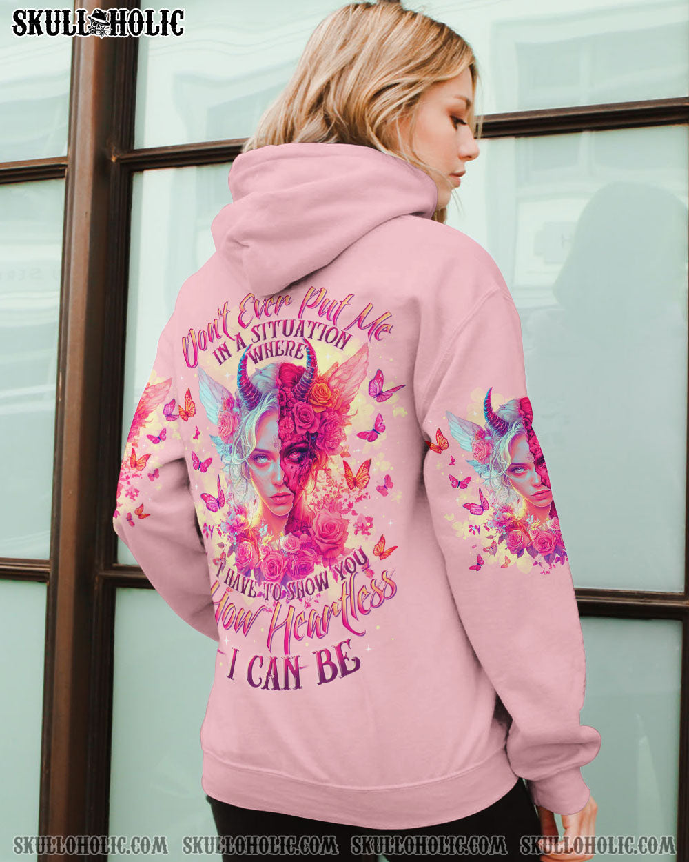 HOW HEARTLESS I CAN BE SKULL ALL OVER PRINT -  TLTR1104251