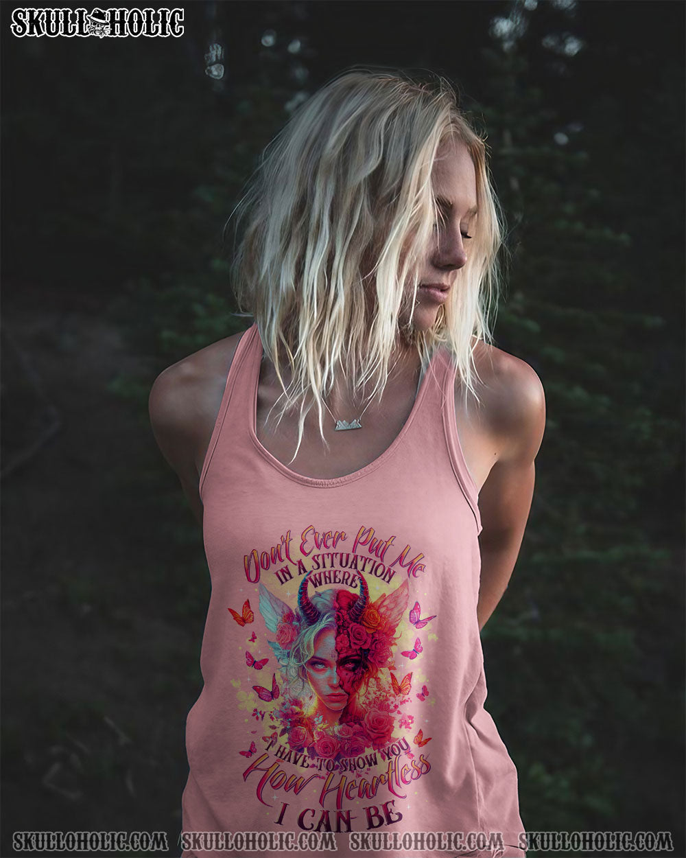 HOW HEARTLESS I CAN BE SKULL ALL OVER PRINT -  TLTR1104251
