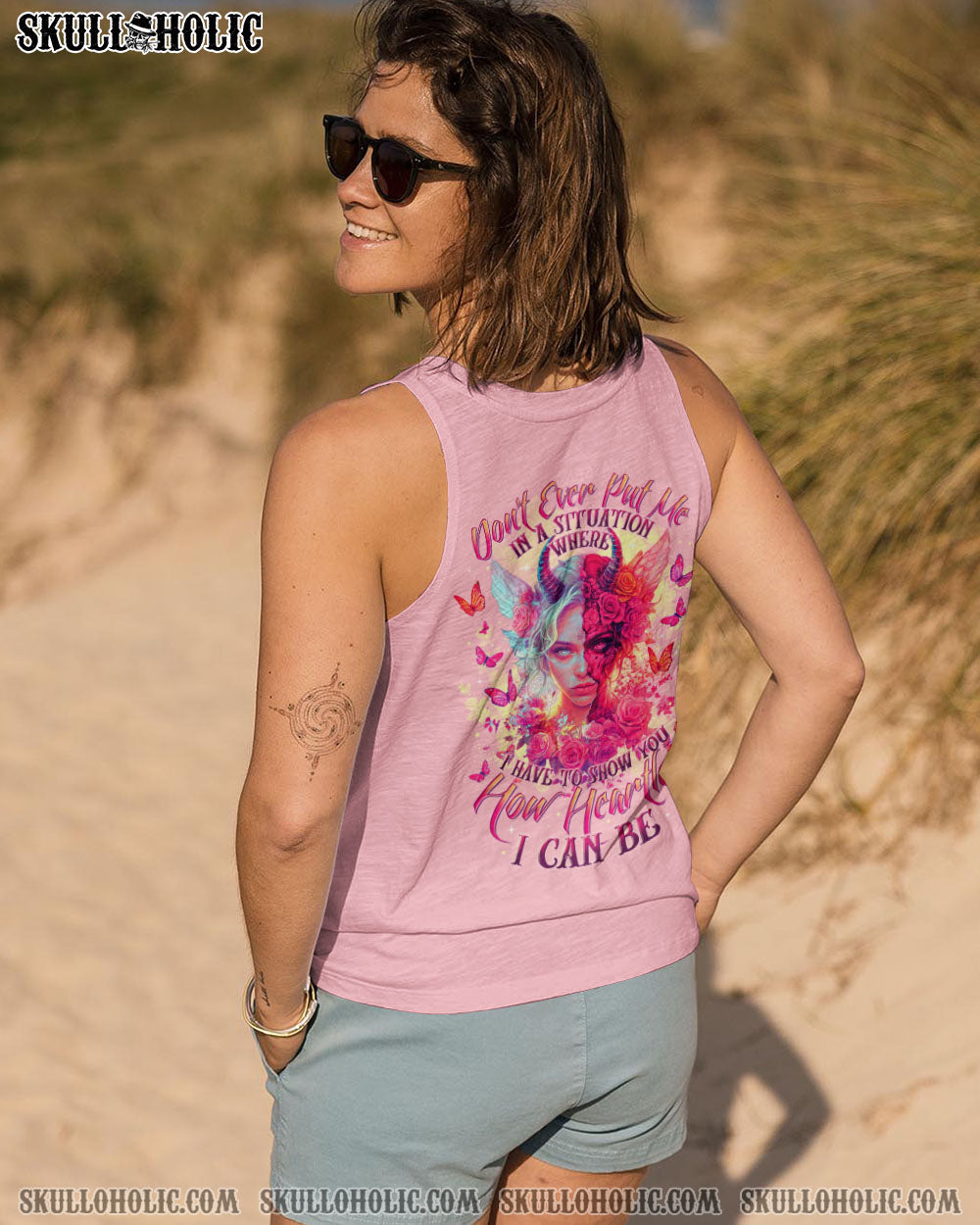 HOW HEARTLESS I CAN BE SKULL ALL OVER PRINT -  TLTR1104251