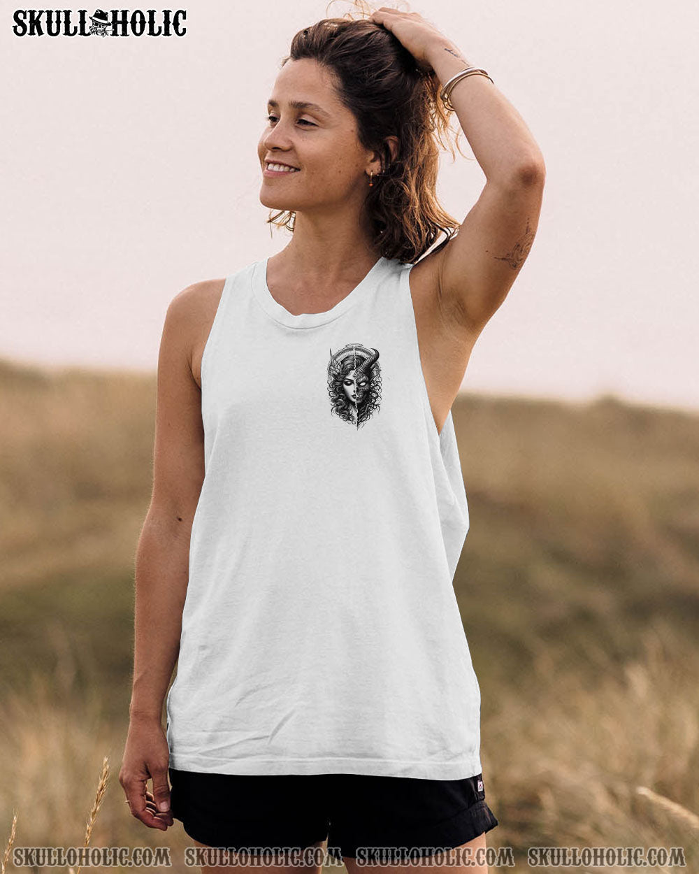 HOW HEARTLESS I CAN BE SKULL LADY DEMON ALL OVER PRINT -  TLTR1204251
