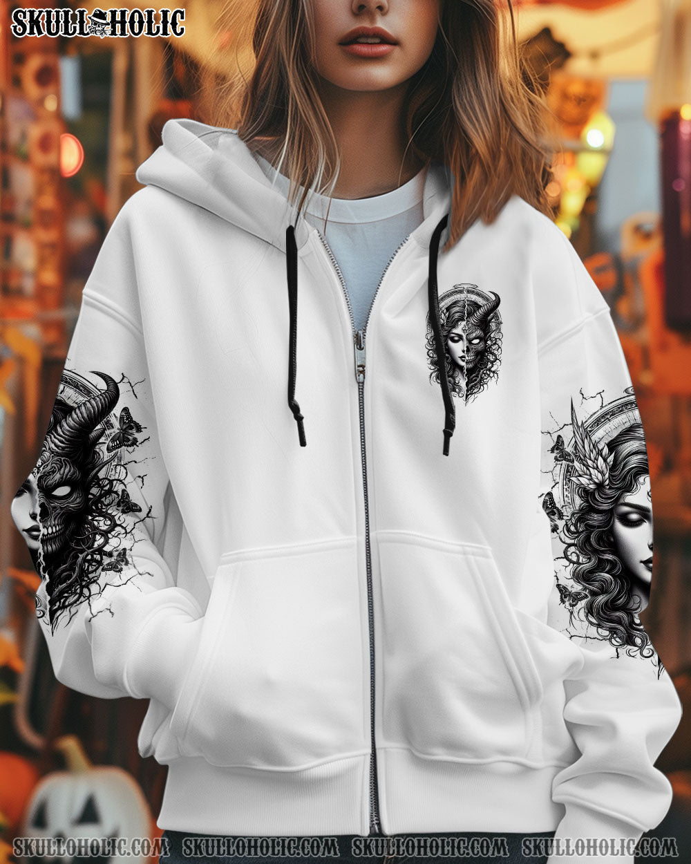 HOW HEARTLESS I CAN BE SKULL LADY DEMON ALL OVER PRINT -  TLTR1204251