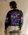 EVEN THE DEVIL ON MY SHOULDER SKULL ALL OVER PRINT   - TLTR1404251