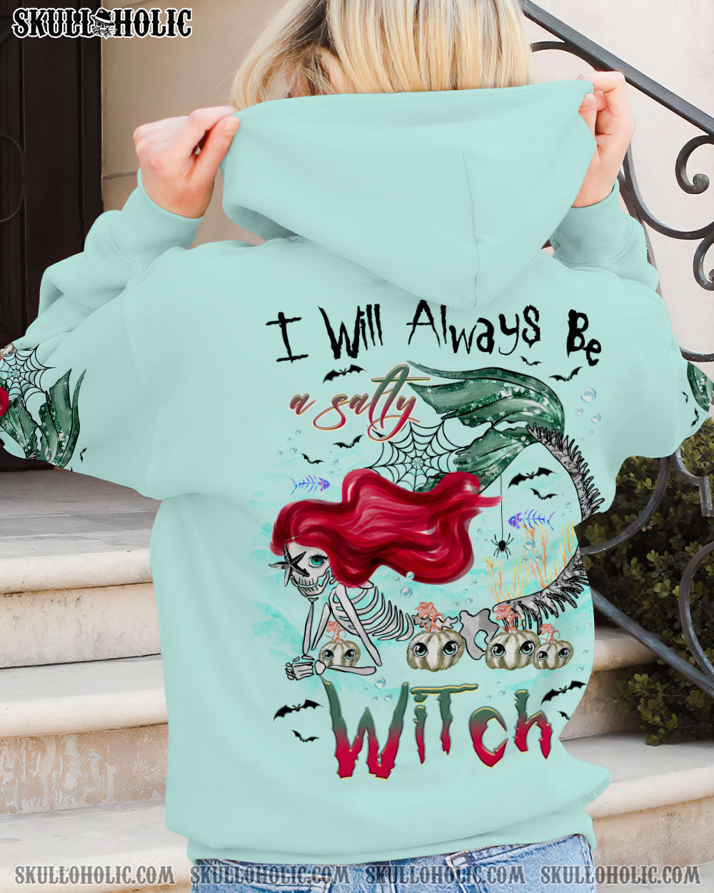 SALTY WITCH MERMAID HALLOWEEN ALL OVER PRINT - TLTR1408231