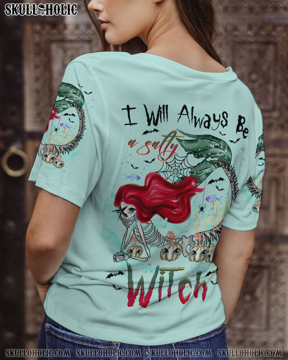 SALTY WITCH MERMAID HALLOWEEN ALL OVER PRINT - TLTR1408231