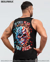 IF THIS FLAG OFFENDS YOU I'LL HELP YOU PACK SKULL ALL OVER PRINT - TLTR1504251