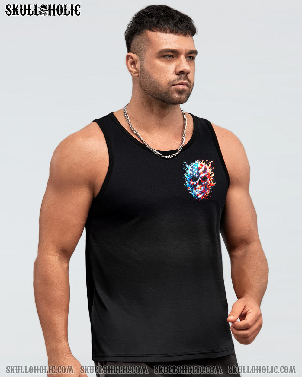 IF THIS FLAG OFFENDS YOU I'LL HELP YOU PACK SKULL ALL OVER PRINT - TLTR1504251