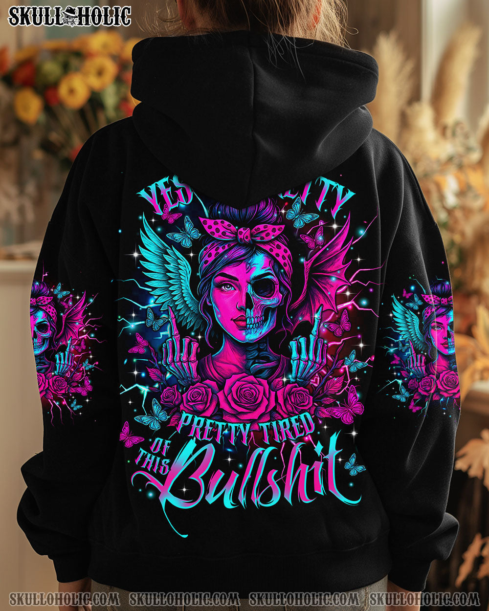 YES I'M PRETTY SKULL ALL OVER PRINT - TLTR1604252