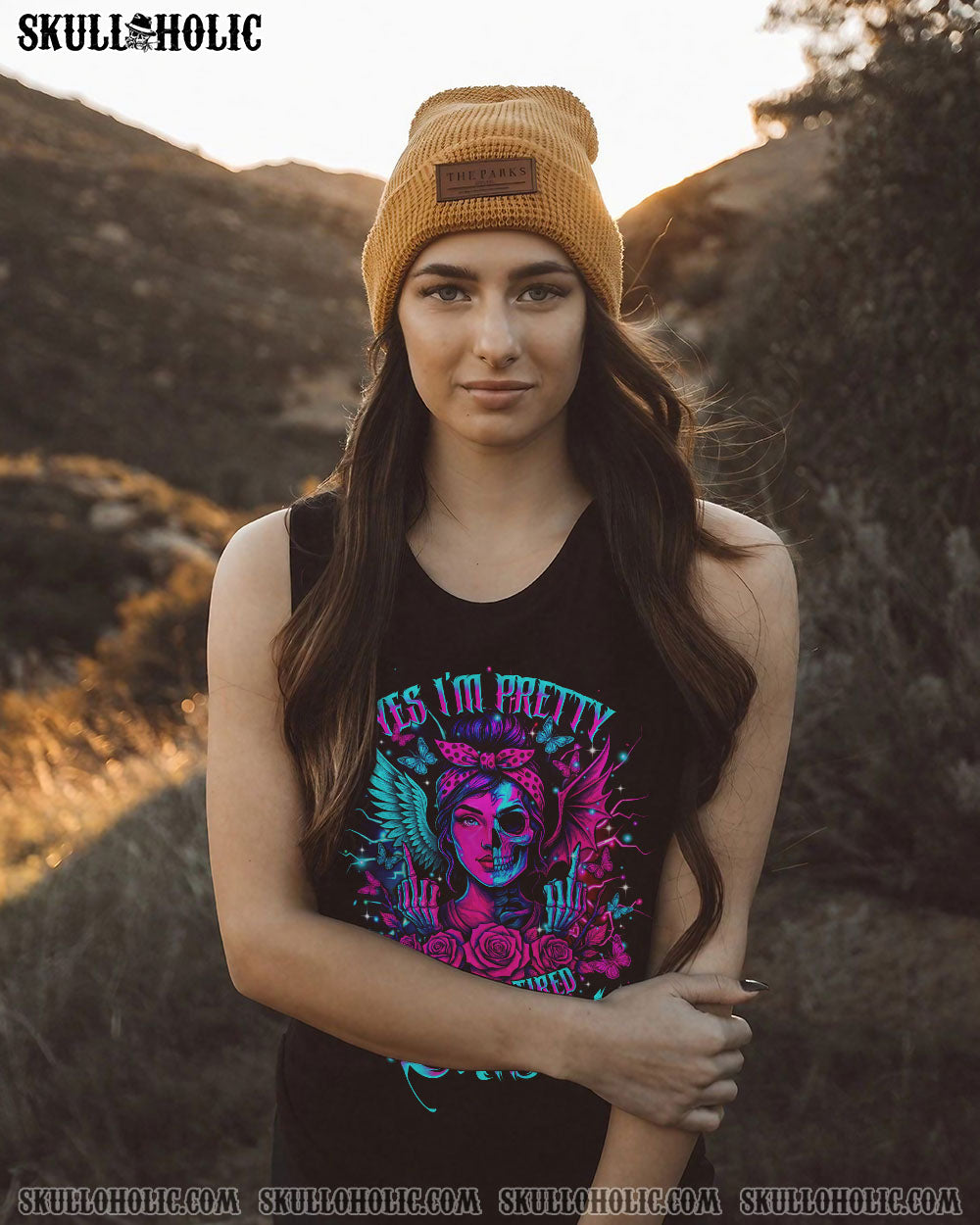YES I'M PRETTY SKULL ALL OVER PRINT - TLTR1604252