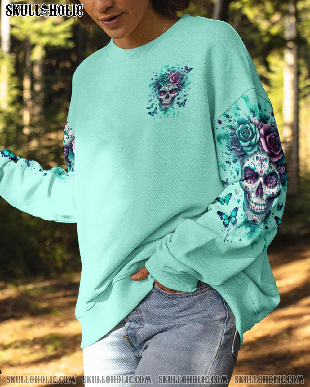 THE GOOD GIRL IN ME SUGAR SKULL ALL OVER PRINT - TLTR1611231