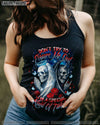 DON'T TRY TO FIGURE ME OUT SKULL ANGEL DVIL ALL OVER PRINT  -  TLTR1704253