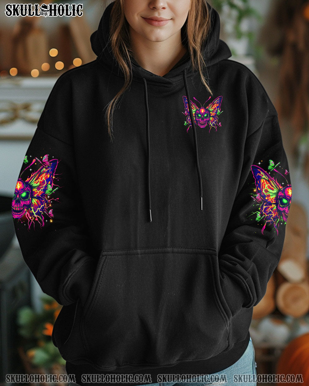 KARMA FAIRY SKULL BUTTERFLY ALL OVER PRINT - TLTR2204254