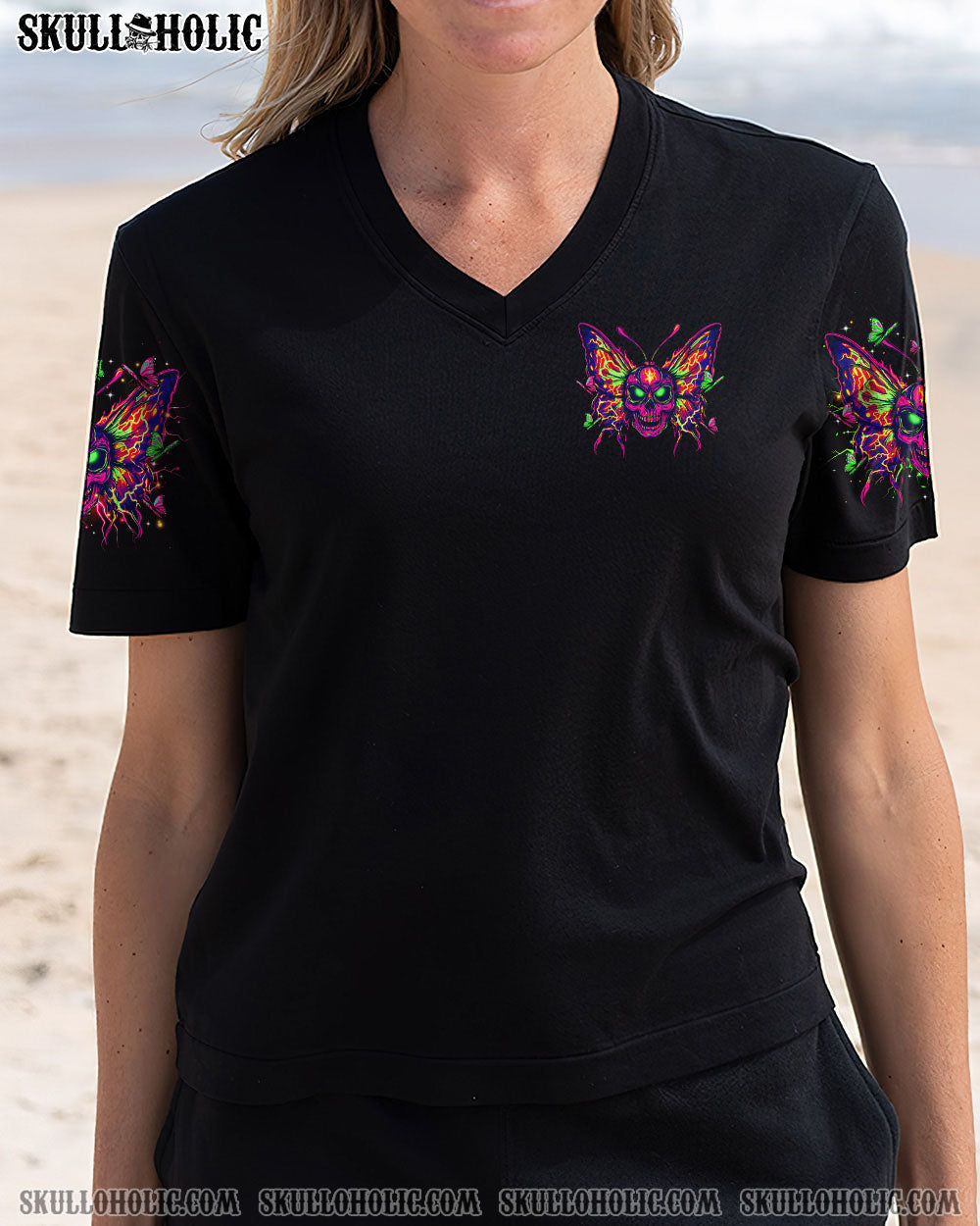 KARMA FAIRY SKULL BUTTERFLY ALL OVER PRINT - TLTR2204254