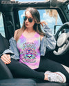 YES I AM A B YES I SPEAK MY MIND SKULL MESSY BUN ALL OVER PRINT - TLTR2403253