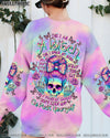 YES I AM A B YES I SPEAK MY MIND SKULL MESSY BUN ALL OVER PRINT - TLTR2403253