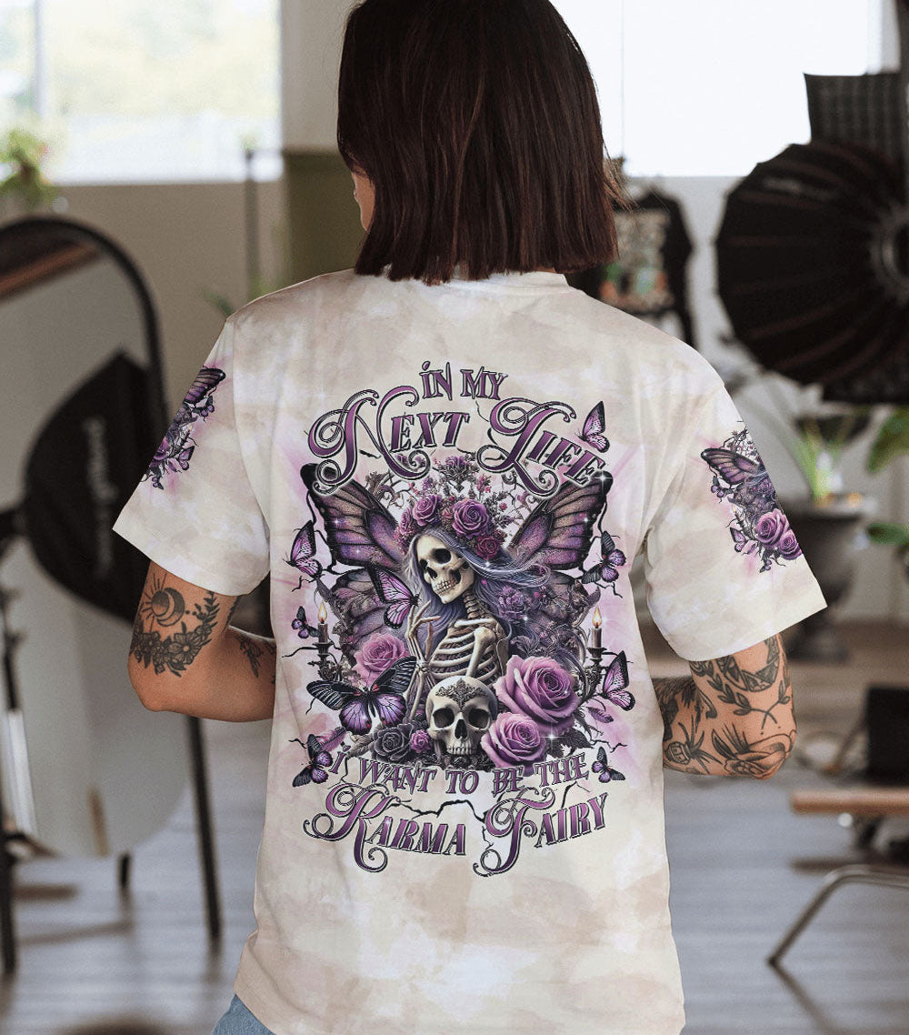 KARMA FAIRY SKULL SKELETON BUTTERFLY ALL OVER PRINT - TLTR2502252