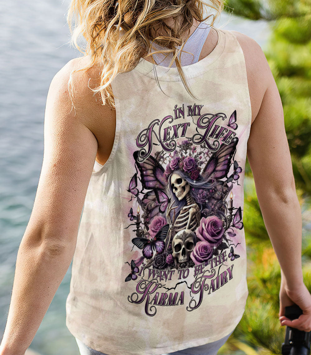 KARMA FAIRY SKULL SKELETON BUTTERFLY ALL OVER PRINT - TLTR2502252