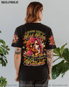 BEHIND EVERY BAD B MESSY BUN SKULL ALL OVER PRINT - TLTR2503254