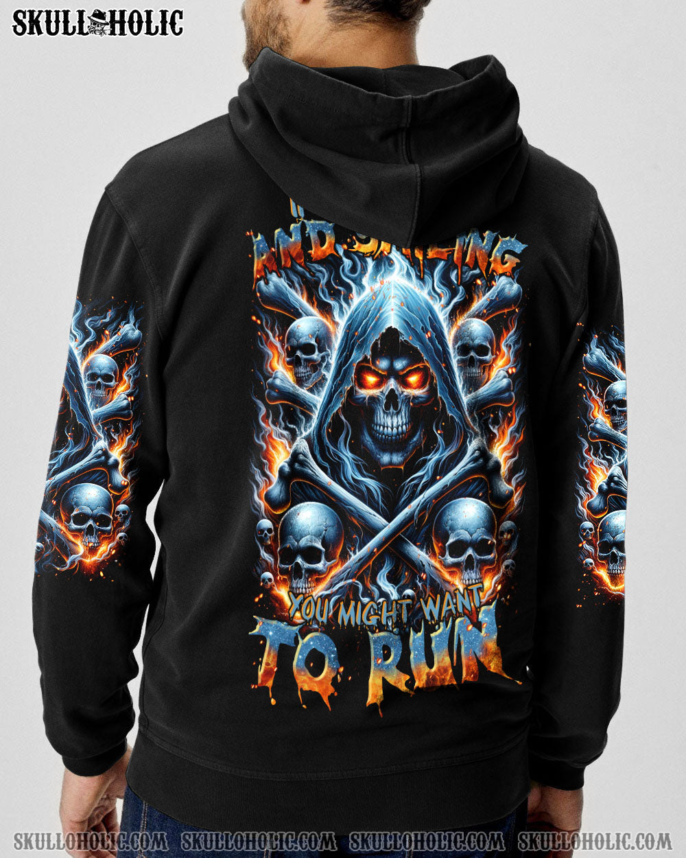 IF I'M TOO QUIET AND SMILING FIRE REAPER ALL OVER PRINT - TLTR2511233