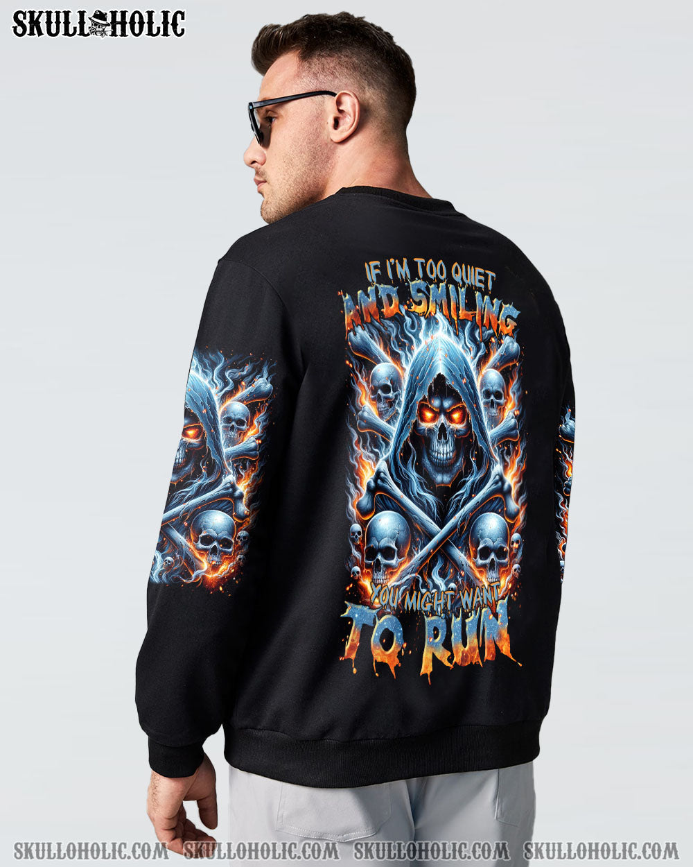 IF I'M TOO QUIET AND SMILING FIRE REAPER ALL OVER PRINT - TLTR2511233