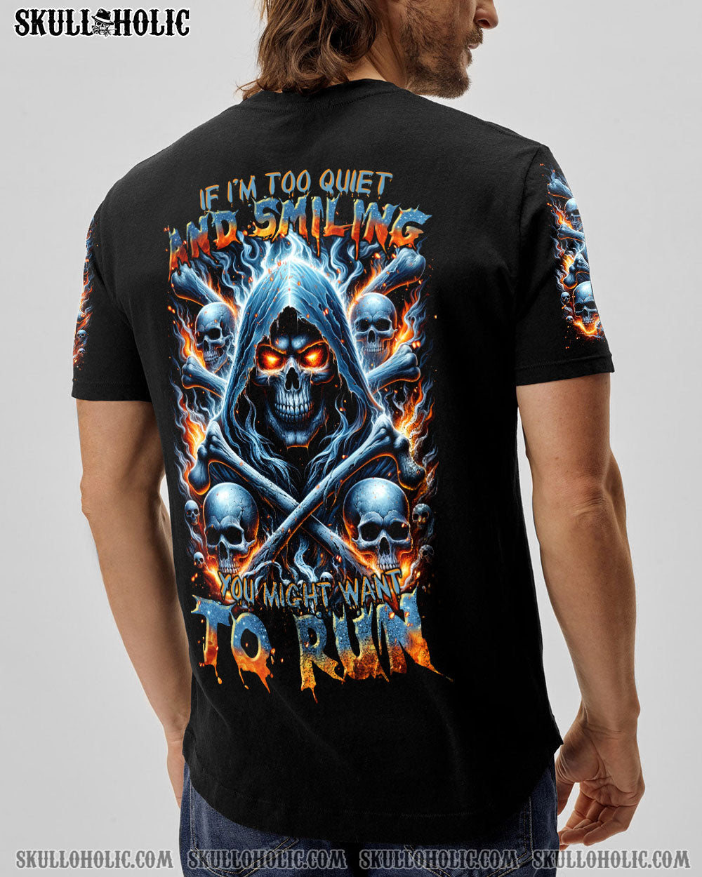 IF I'M TOO QUIET AND SMILING FIRE REAPER ALL OVER PRINT - TLTR2511233