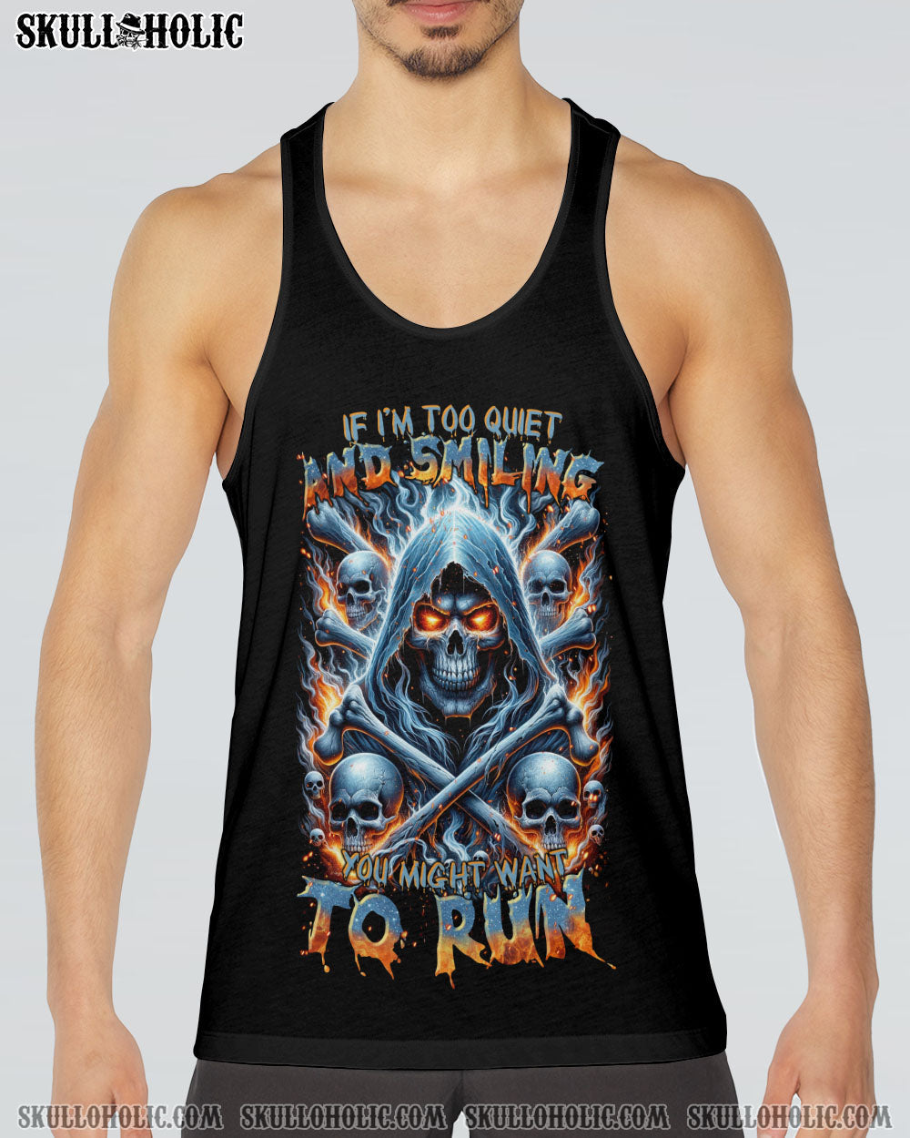 IF I'M TOO QUIET AND SMILING FIRE REAPER ALL OVER PRINT - TLTR2511233