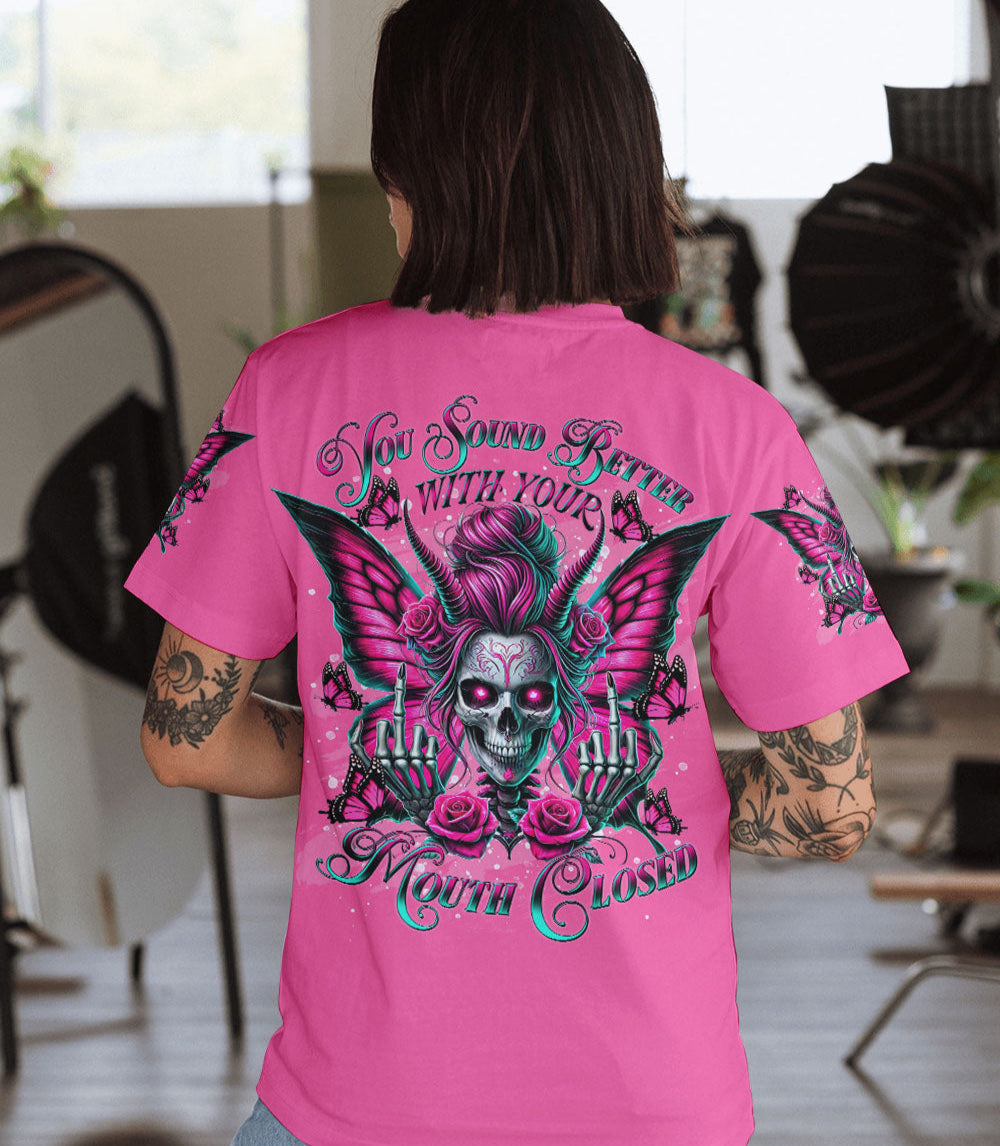 YOU SOUND BETTER WITH YOUR MOUTH CLOSED ALL OVER PRINT -  TLTR2602251