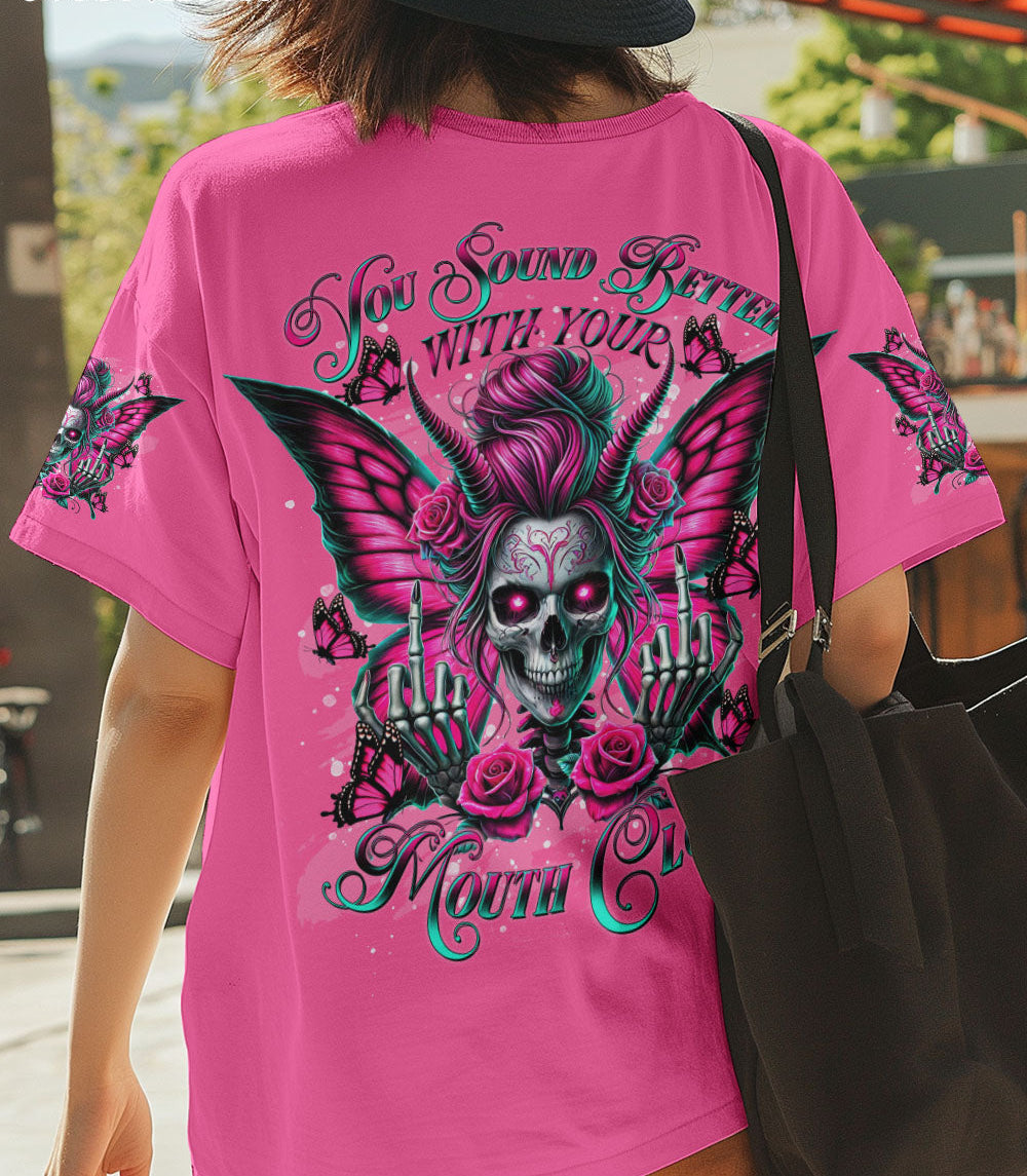 YOU SOUND BETTER WITH YOUR MOUTH CLOSED ALL OVER PRINT -  TLTR2602251